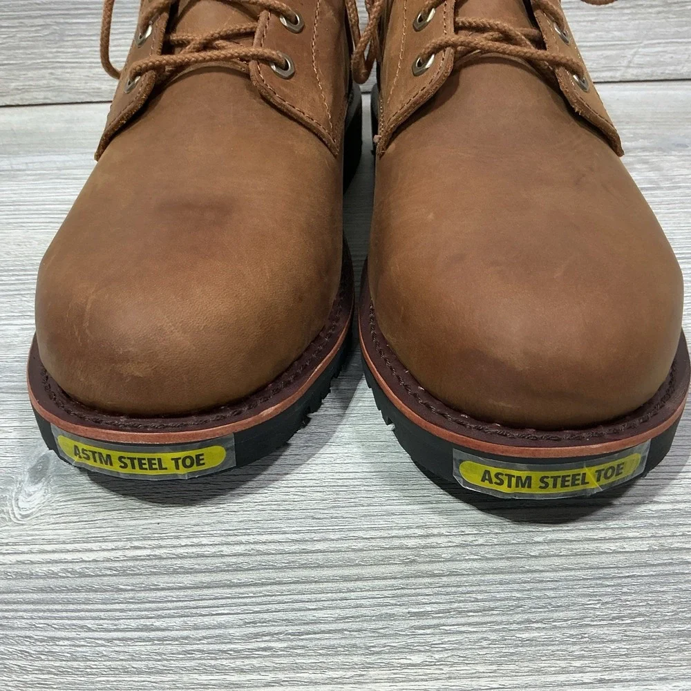 Chippewa Mens Size 14 D Classic 2.0 Limited Bourbon Brown Steel Toe Boots MC2069